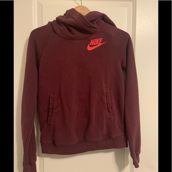 Nike Jackets & Blazers - 🤑NIKE RALLY FUNNEL NECK HOODIE SIZE SMALL